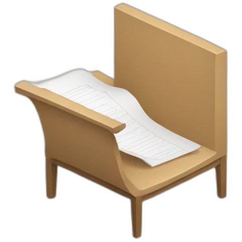 isometric empty document emoji