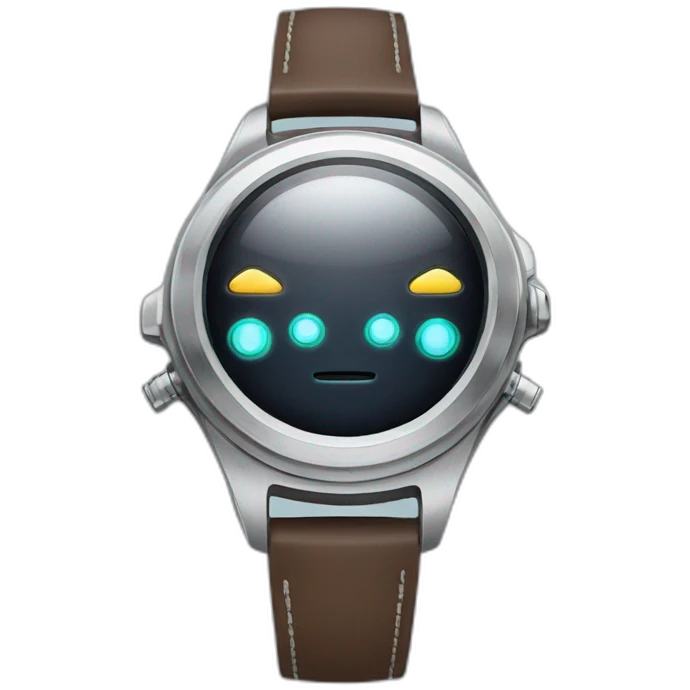 watch design inspired by alien spaceship emoji