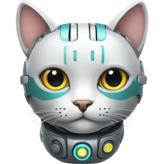 Cat robot emoji