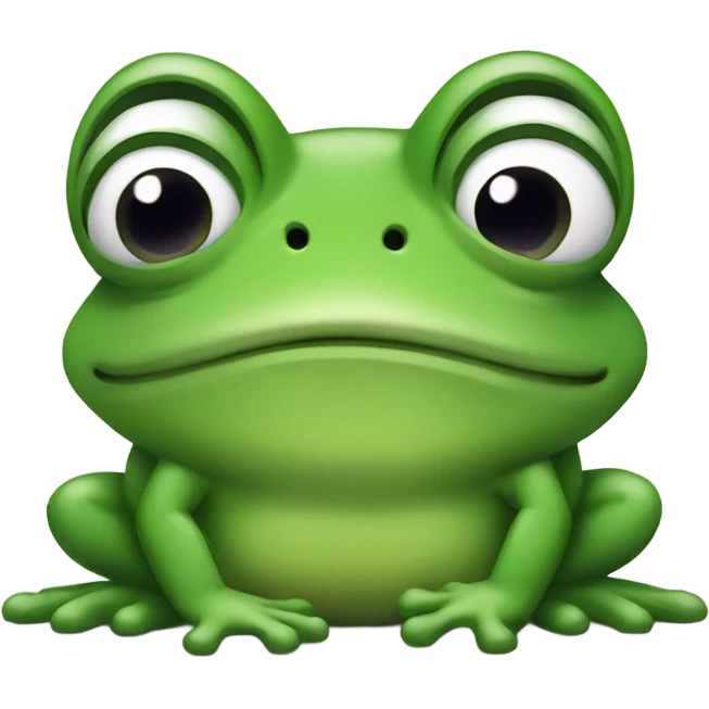 Sad frog  emoji