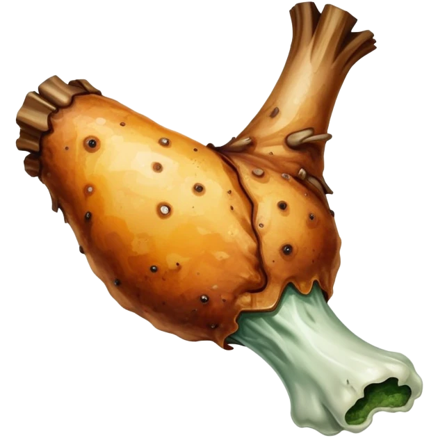 Can you create a rotten poultry leg emoji ?🍗 emoji