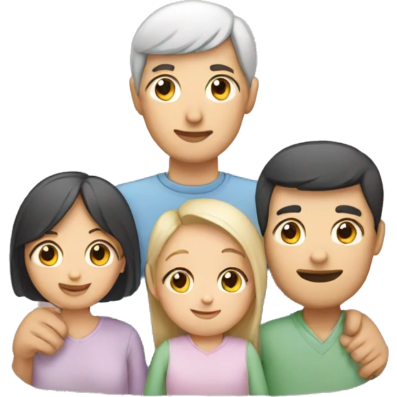 Family, mum, Dad, newborn emoji