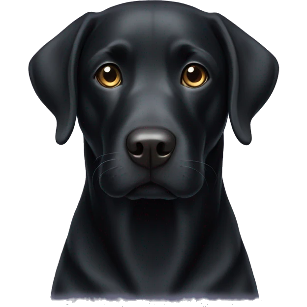 Black Labrador emoji