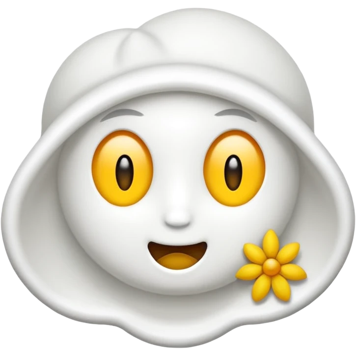Una cebolla con una pegatina de que ponga “NEW” emoji