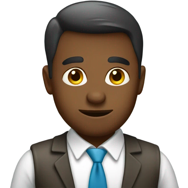 Retail manager, leaving work emoji