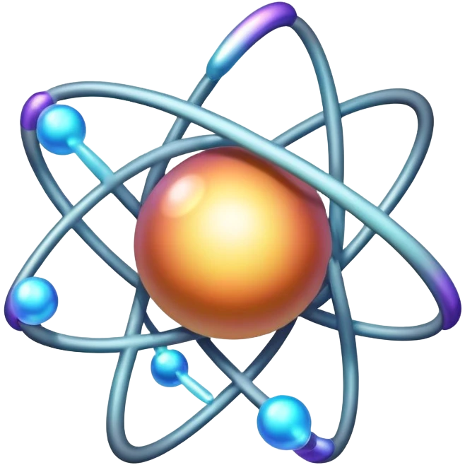 atom with visible outer shell showing valence electron emoji