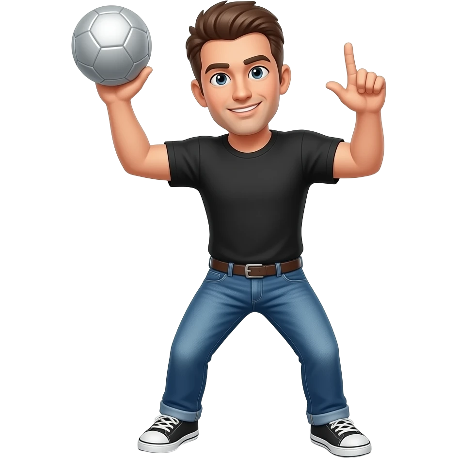 man throwing makk balla gangsign emoji