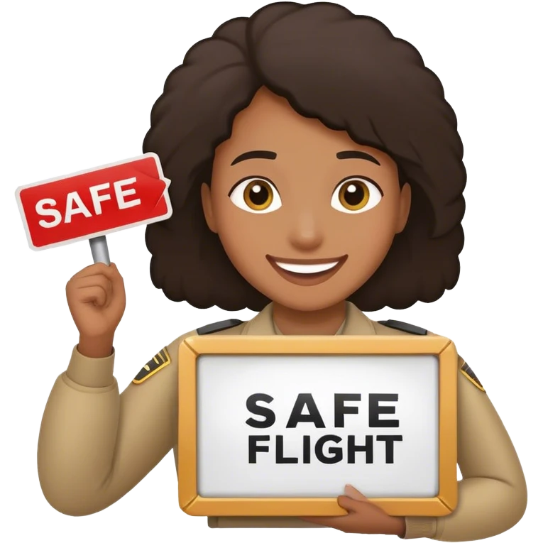 safe flight message emoji