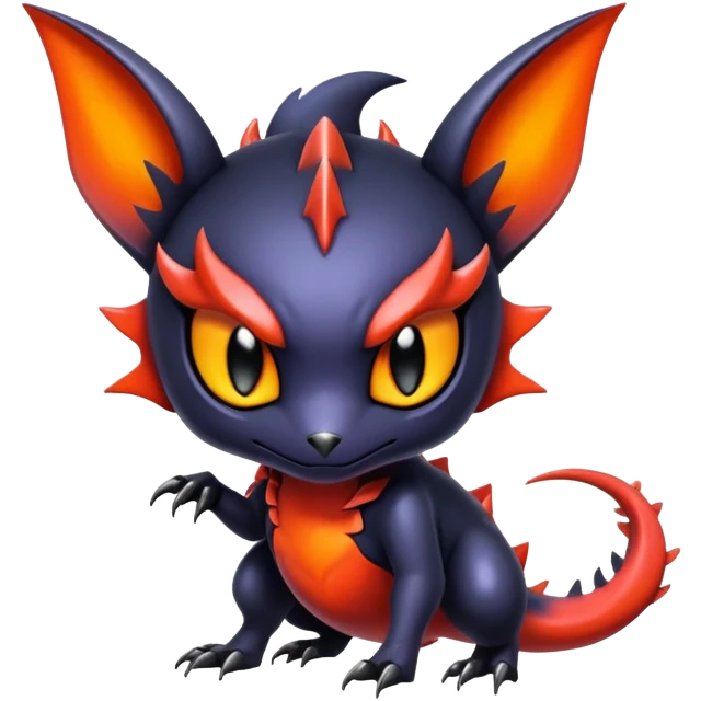 Shiny Epic Badass Edgy Noibat-Salandit-Litten-Hybrid emoji