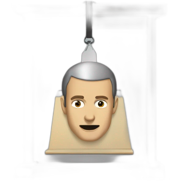 macron guillotine emoji