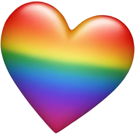 rainbow heart emoji
