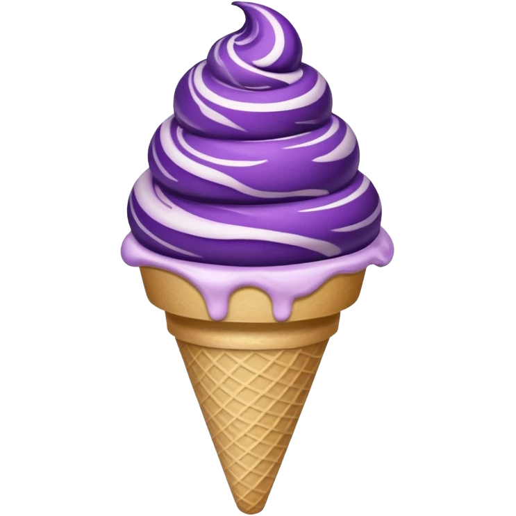 eggplant ice cream emoji