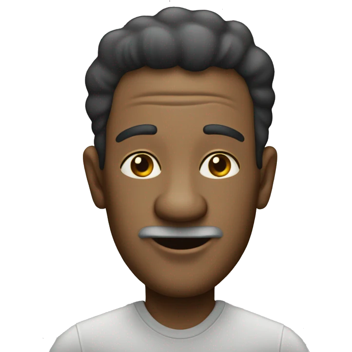 dingalong shaped man emoji