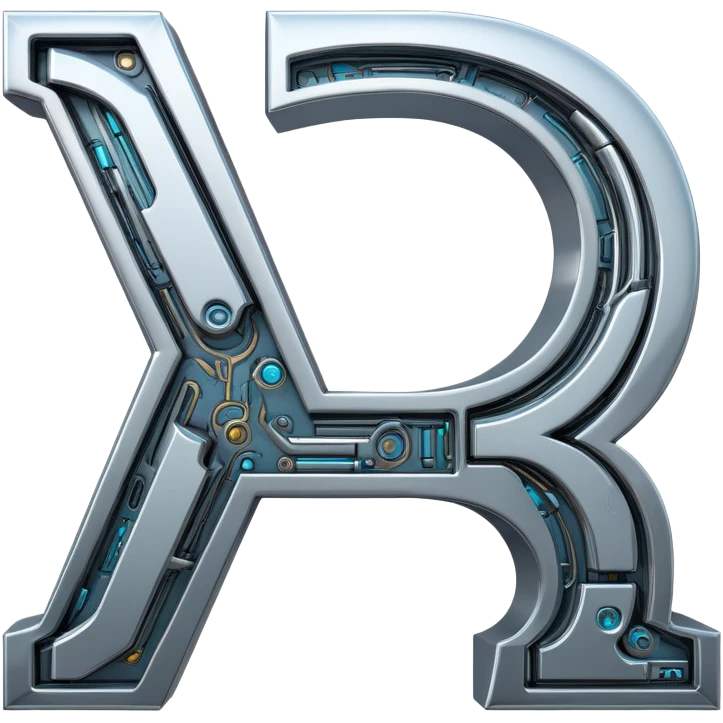 sorayama letter a cyberpunk emoji