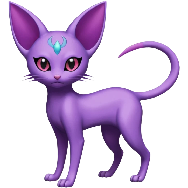 Sneasel-Espeon-Purrloin-Fakémon-hybrid-creature (full body)  emoji