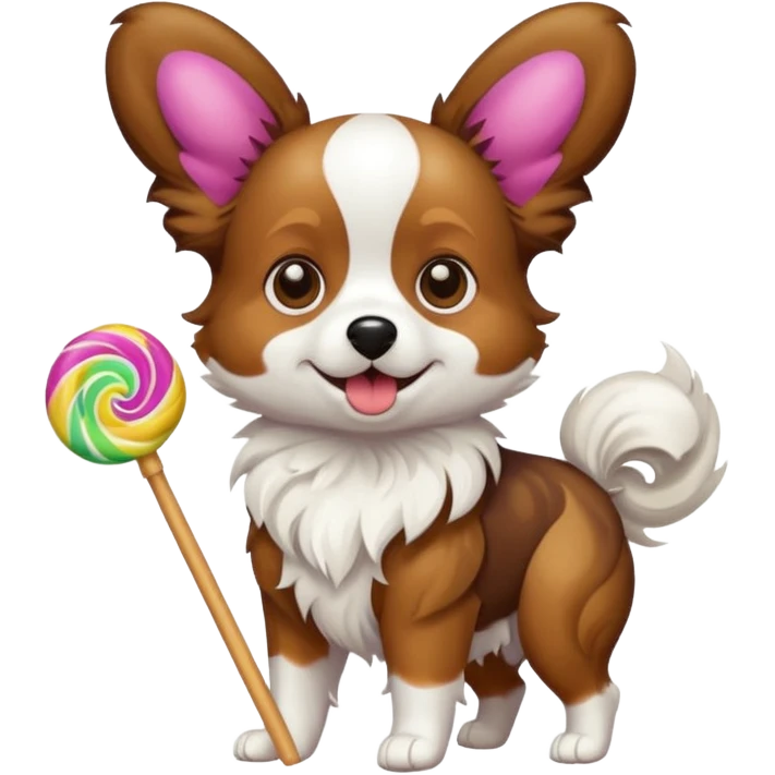 Lollipop and papion emoji