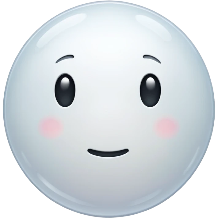 white bubble emoji