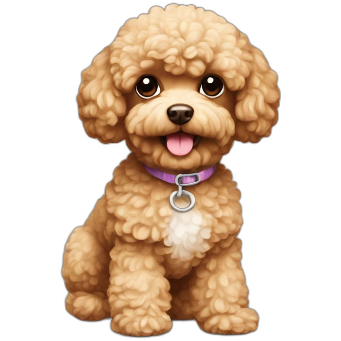 toy poodle emoji