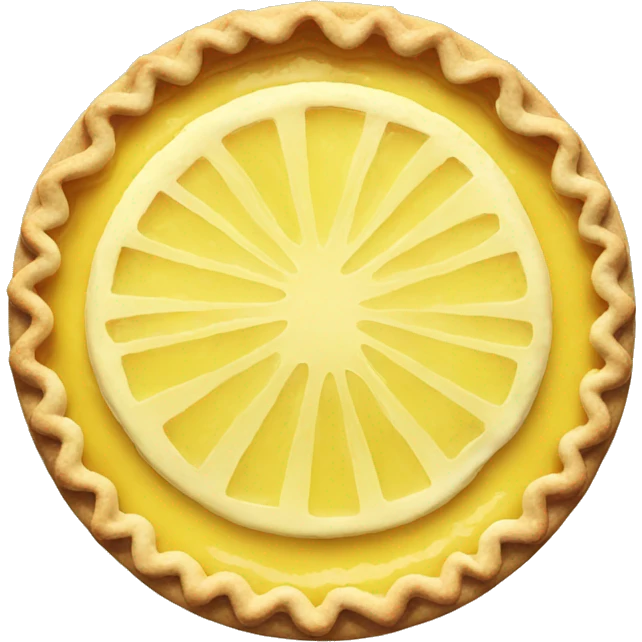 Lemon pie emoji