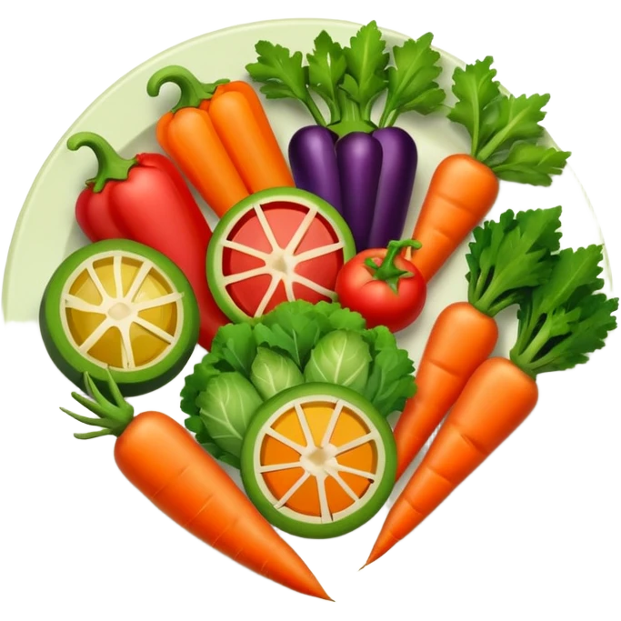 veggie plate emoji