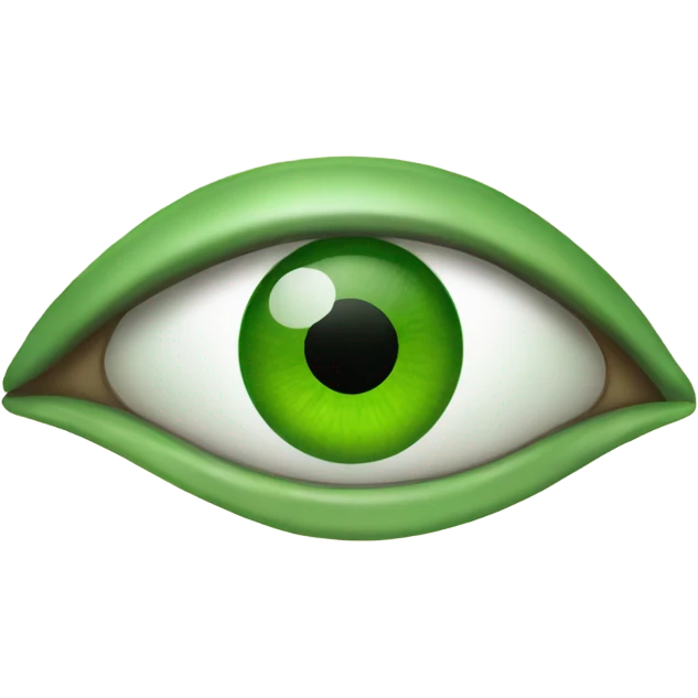 green eye emoji