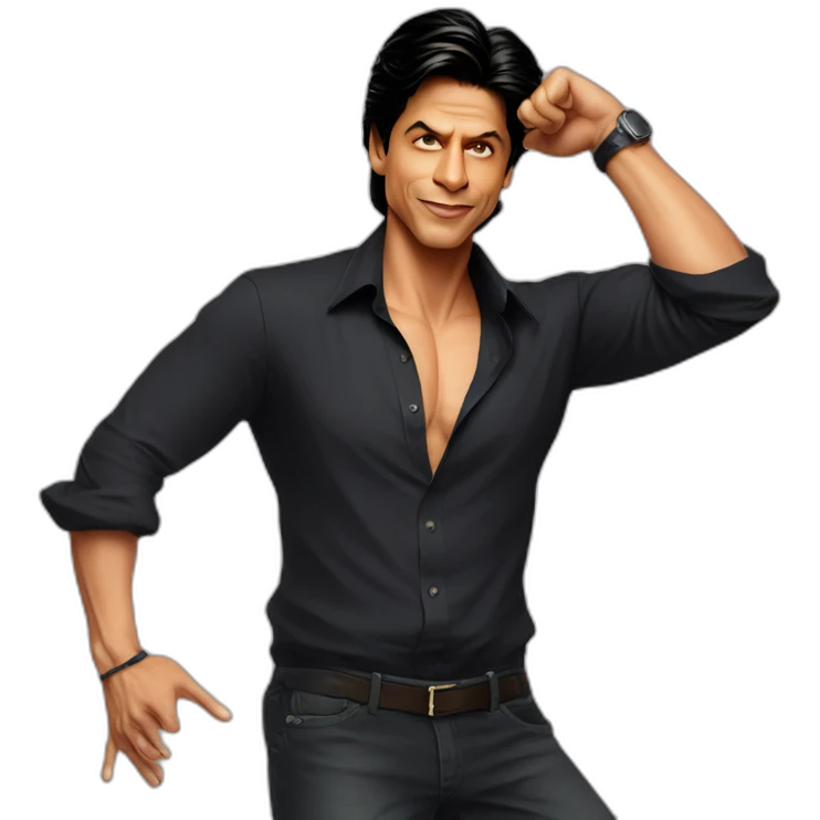 Shahrukh khan famous pose emoji