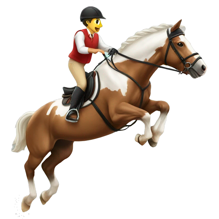 jumping horse emoji