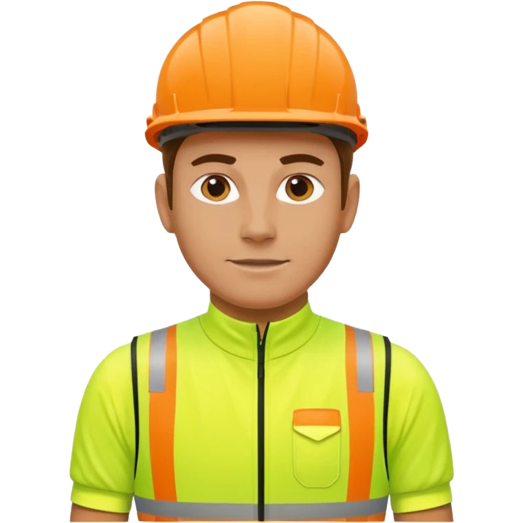 Cyclist with hi-vis vest, while cycling emoji