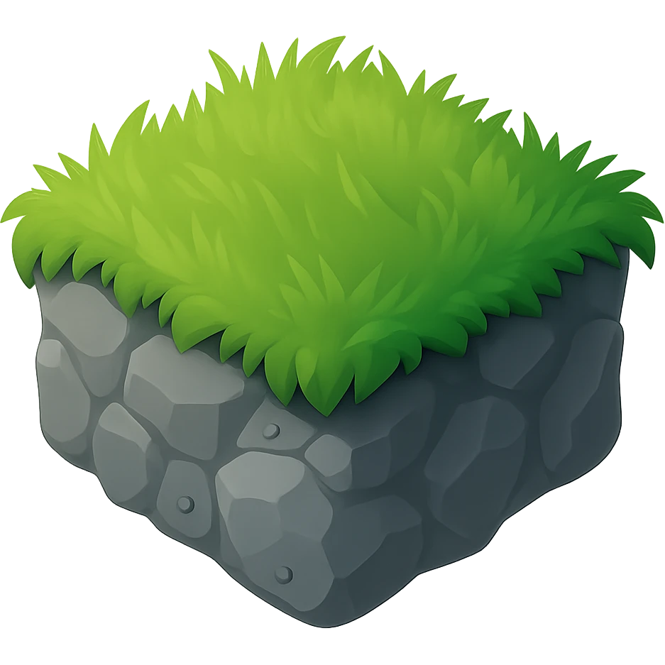 make the ground greyer and make it on a transparent background emoji