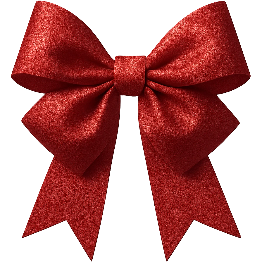 Christmas bow  , remove background emoji