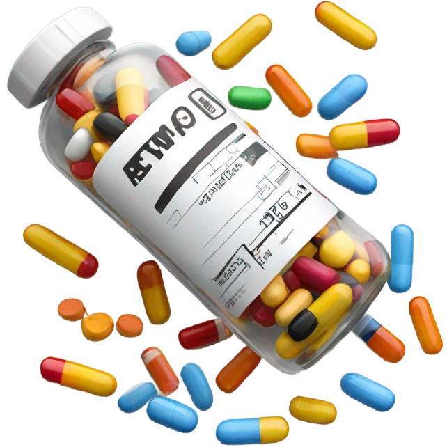 bottle of prescription drugs emoji