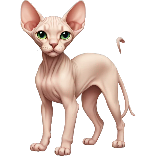 Sphynx Full Body emoji