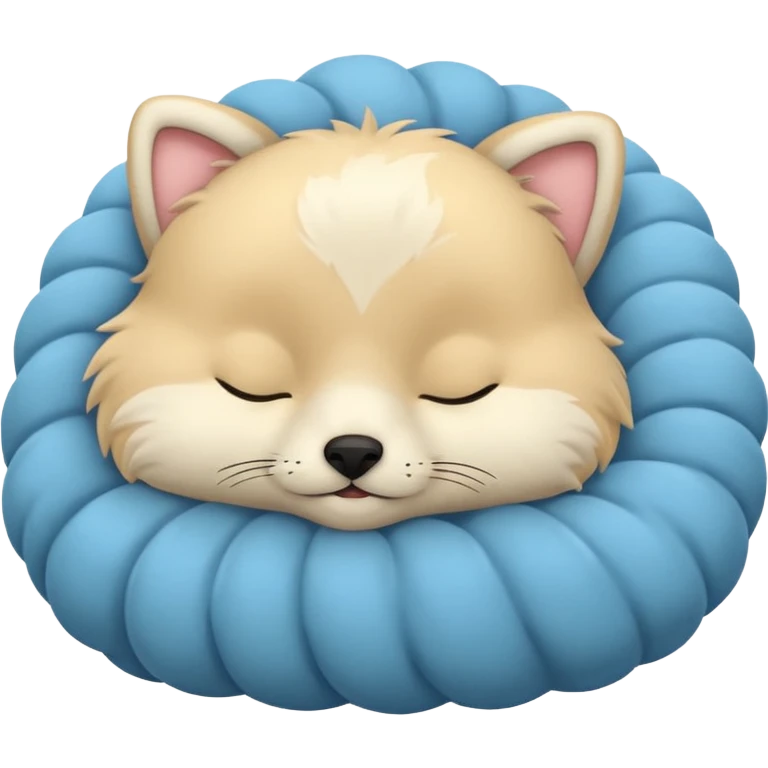 Animal sleeping cute emoji