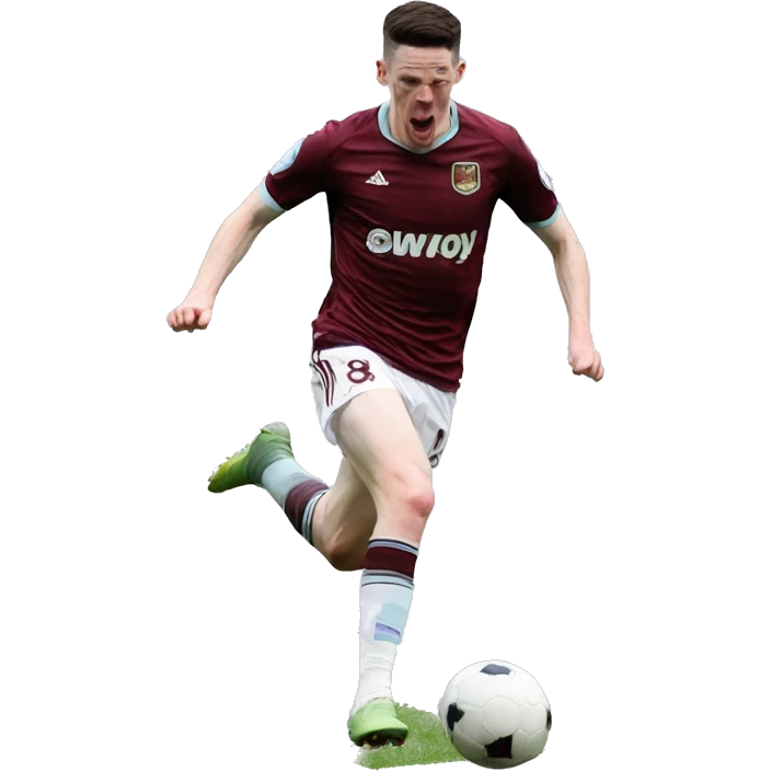 Declan rice scoring a goal emoji