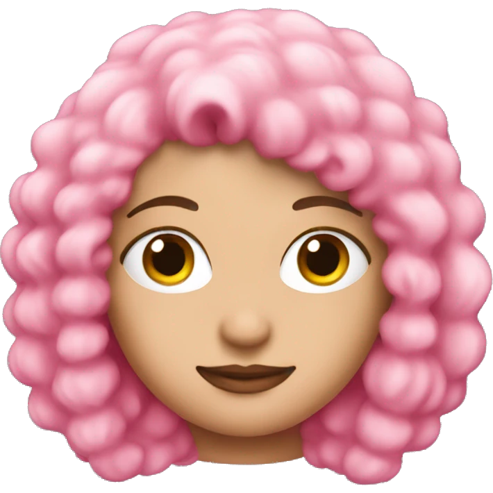 Pink venus fan emoji