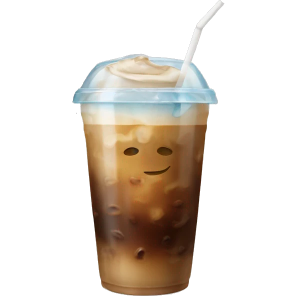 Iced coffee emoji