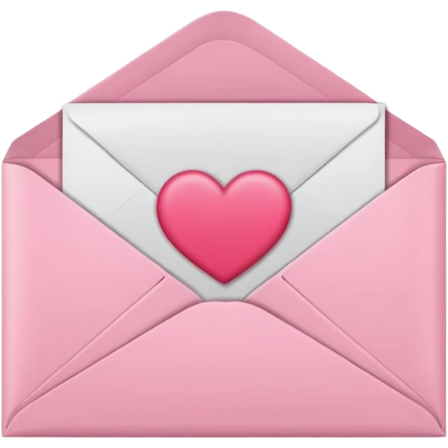 cute pink envelope  emoji