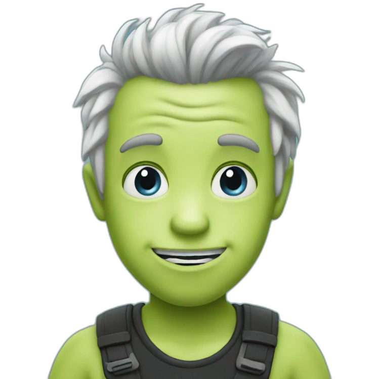 Beebo blue emoji