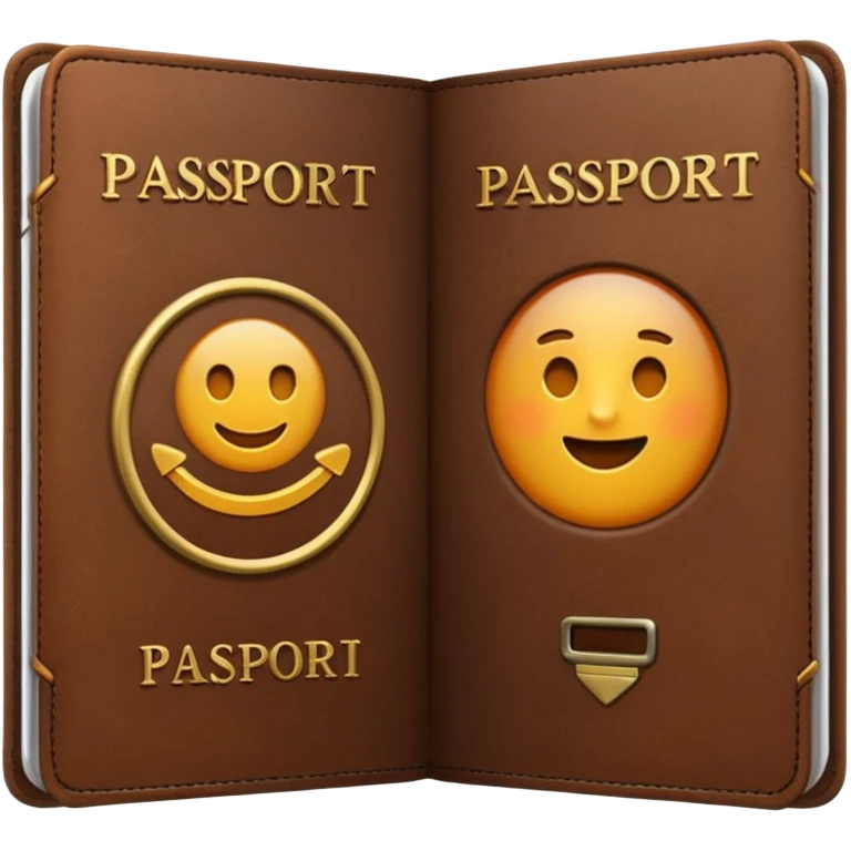 brown passaport emoji