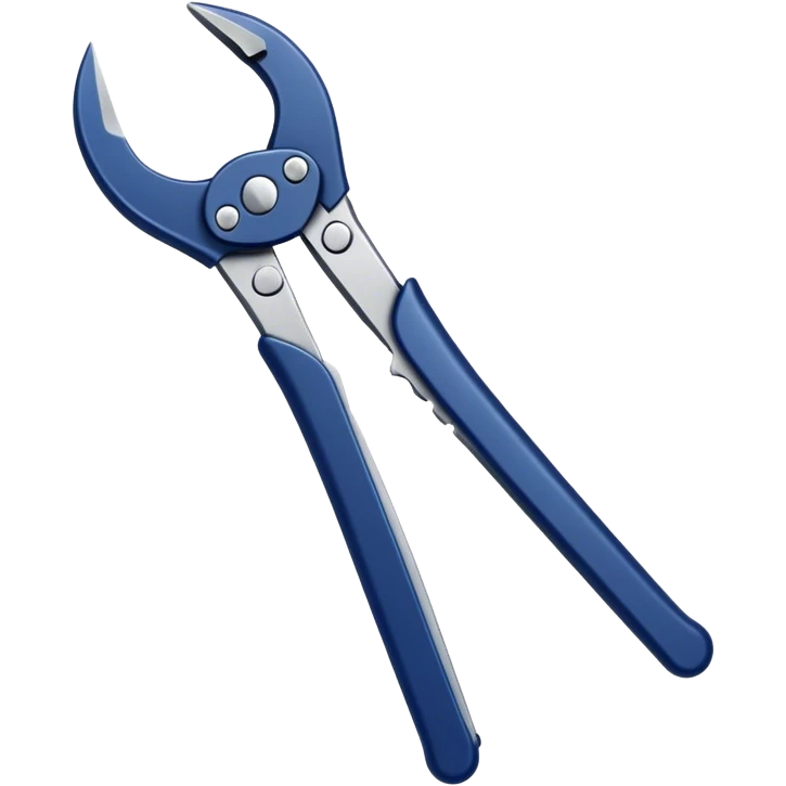 Simple Navy blue pliers emoji