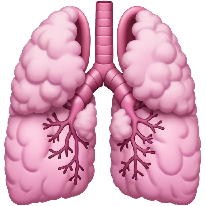 oversimplified cute lungs emoji