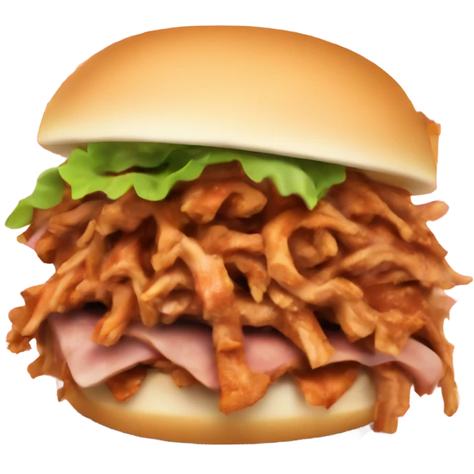 pulled pork sandwich emoji