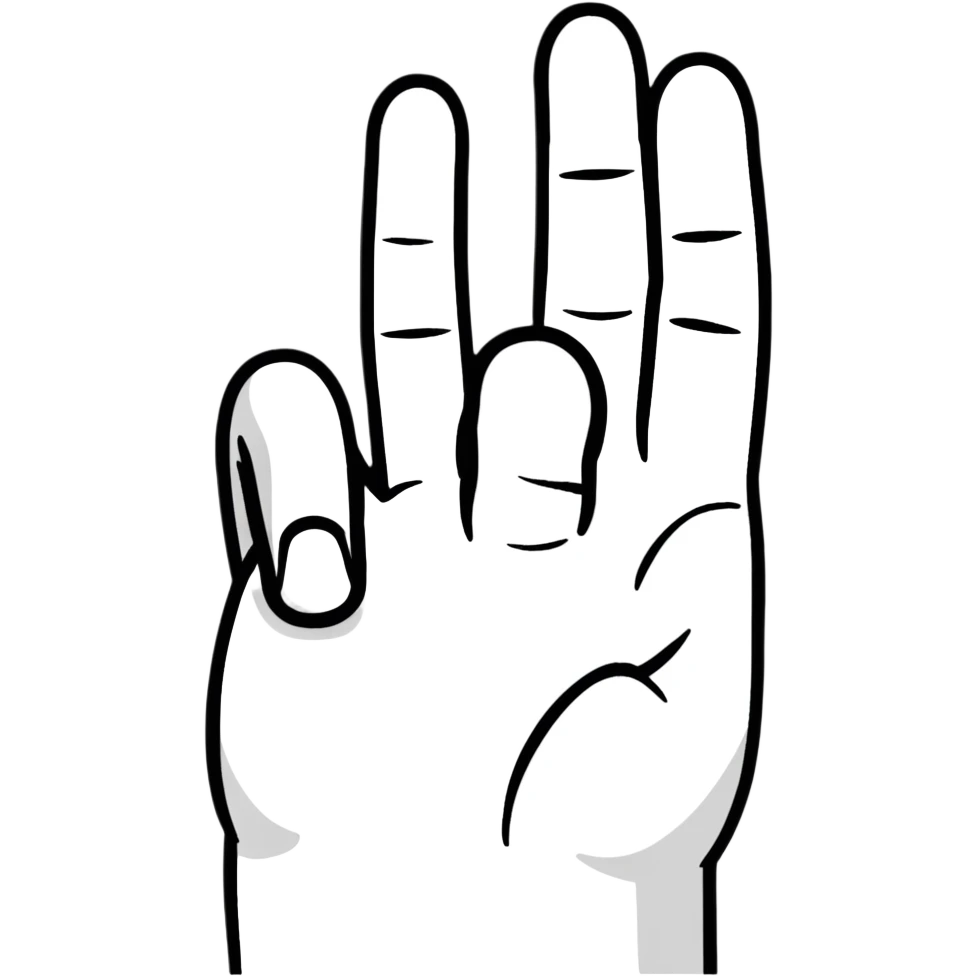 single finger emoji