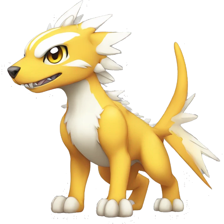 cute cool Digimon-Fakemon-animal full body emoji