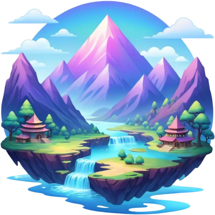 Epic rare complex iridescent aesthetic-scenery emoji