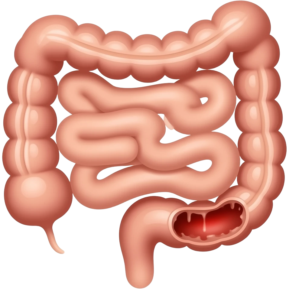 draw the representation of an intestinal occlusion emoji