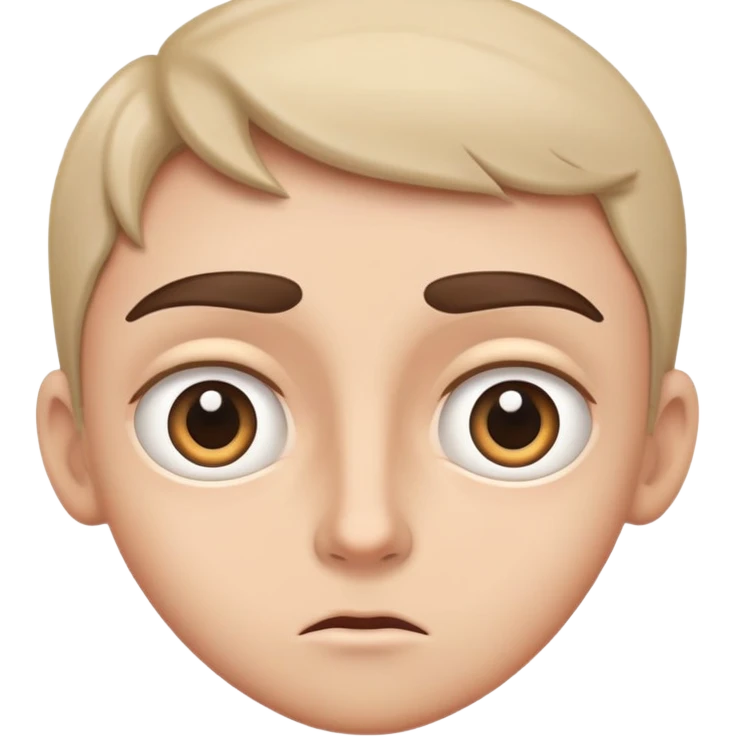 wide open curious eyes with raised eyebrows emoji