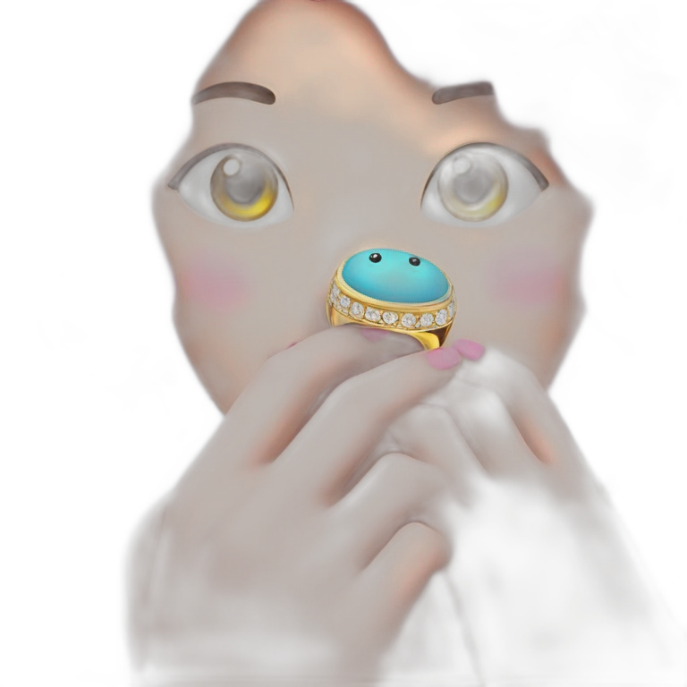 Mr blobby ate my ring emoji