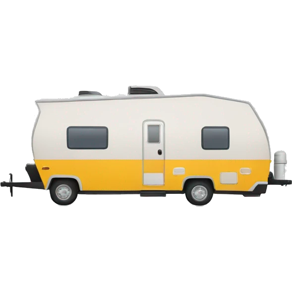 RV Camper side view emoji