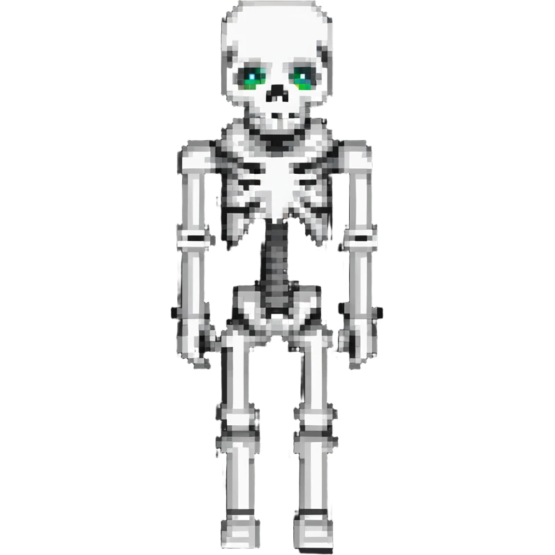 Minecraft skeleton emoji